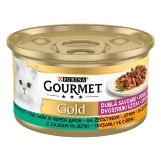 GOURMET Gold Duo, sa zečetinom i džigericom