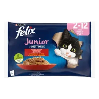 Felix 4*80g Junior Govedina/Piletina