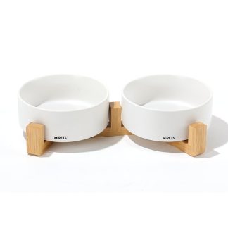 M-pets Dupla posuda keramička