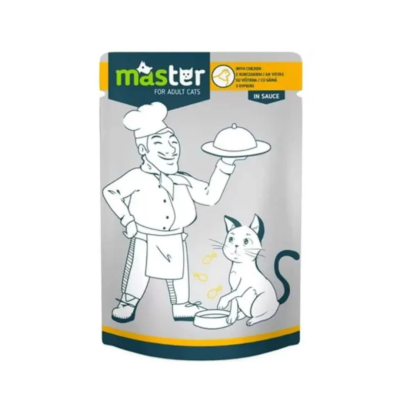 Master cat preliv 80g piletina u sosu