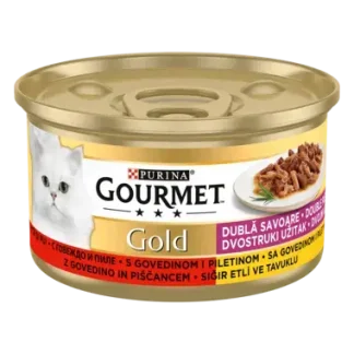 GOURMET Gold Duo, sa govedinom i piletinom