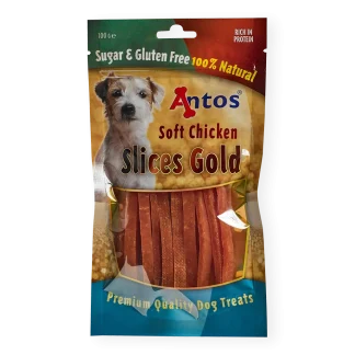 Antos Slices Gold/ pileći komadići poslastice za pse 100 g