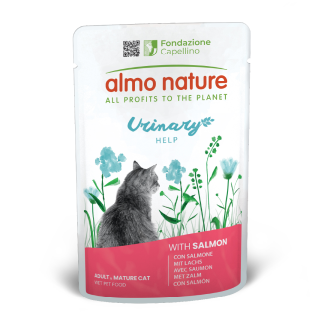 URINARY Preliv 70g - Losos  ALMO NATURE CAT