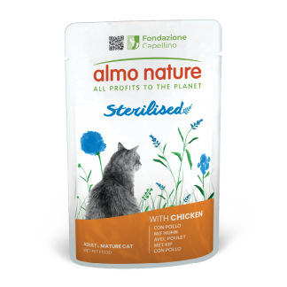 STERILISED Preliv 70g - Piletina  ALMO NATURE CAT